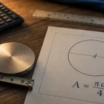 Formule pi d2 4 pour calculer l’aire d’un disque