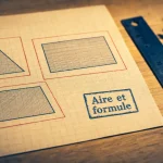 Formule de l air : aires triangle carré trapèze