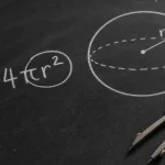 Surface sphere, formule S = 4πr²