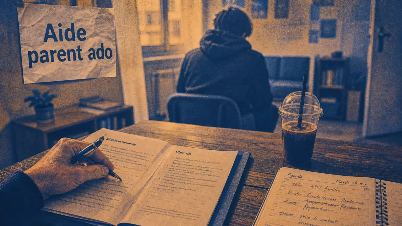 Aide parent ado difficile : parler sans braquer avec ado en arrière-plan