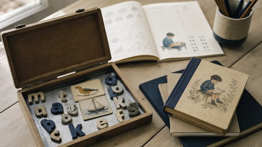 Céline Alvarez outils pédagogiques : lecture naturelle en maternelle, lettres et albums
