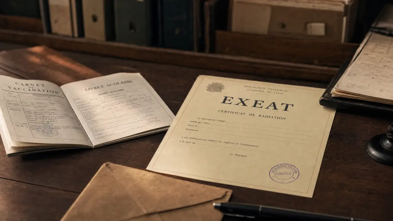 Certificat radiation école EXEAT : document scolaire