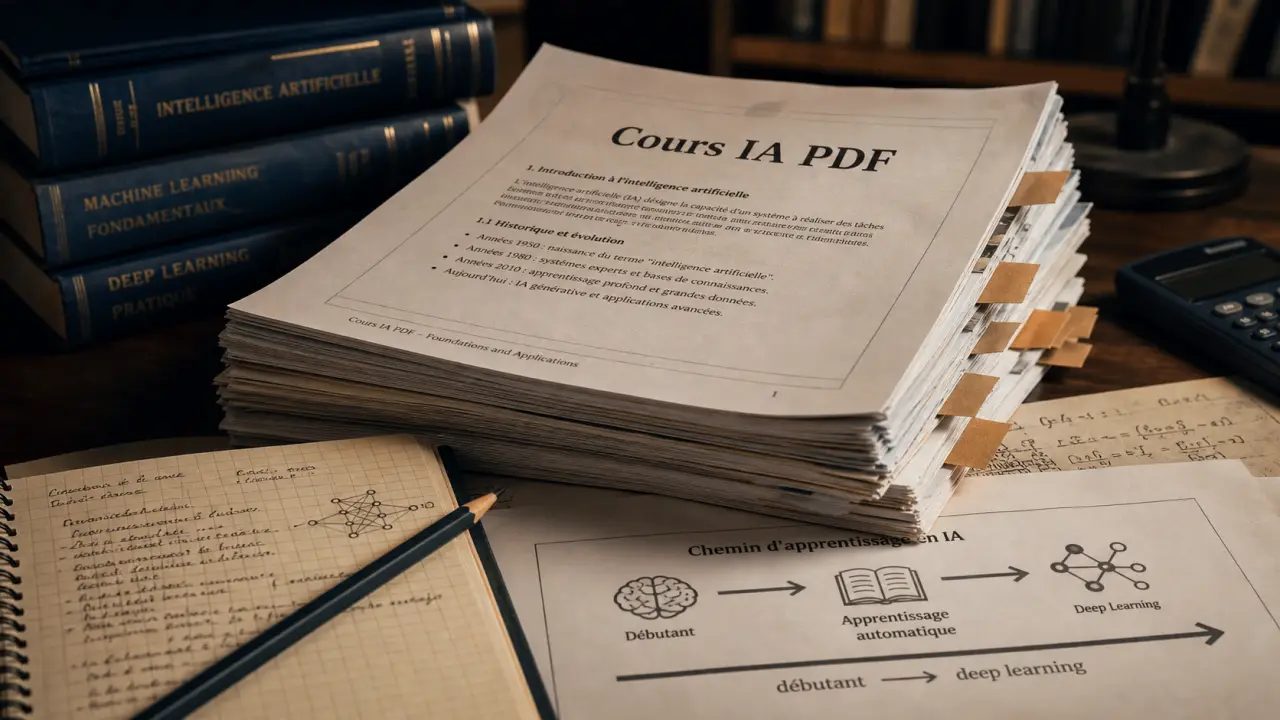 Cours intelligence artificielle pdf gratuit : PDF IA du débutant au deep learning