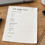 cv stage 3eme sur table, exemple de CV stage 3eme