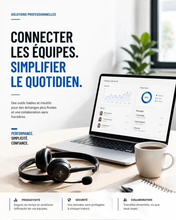 Espace de travail optimisé pour donner des cours d'anglais en ligne