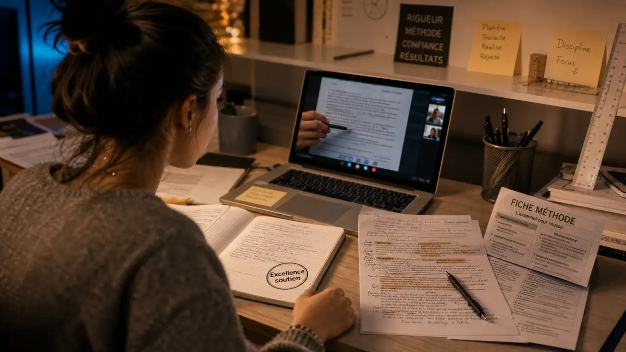 Excellence soutien scolaire : copies annotées et oraux en visio