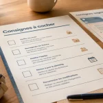 TDAH outils pédagogiques pdf : consignes à cocher imprimées