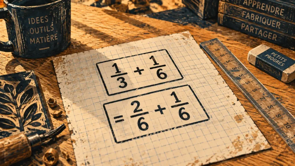 Calculs fractions : pourquoi le dénominateur ne s’additionne jamais