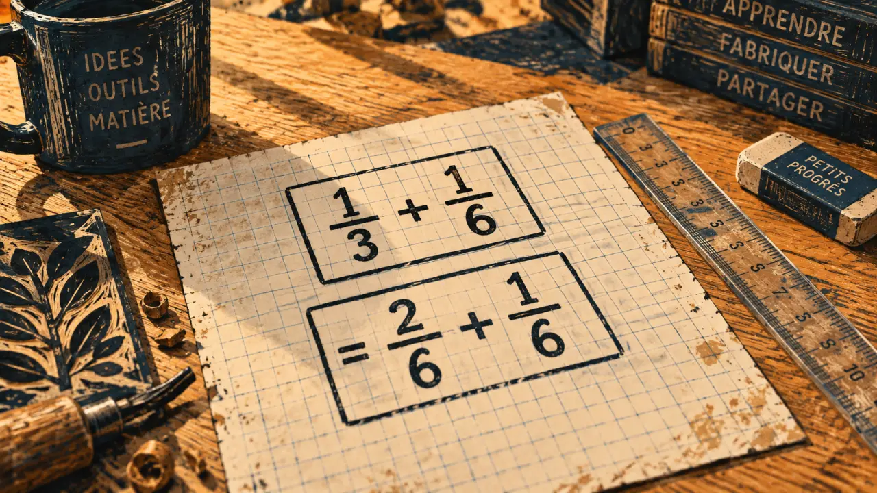 Calculs fractions : pourquoi le dénominateur ne s’additionne jamais
