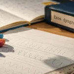 dysgraphie exercices pdf : feuille lignées, règle et feutres pour écrire sans fatigue