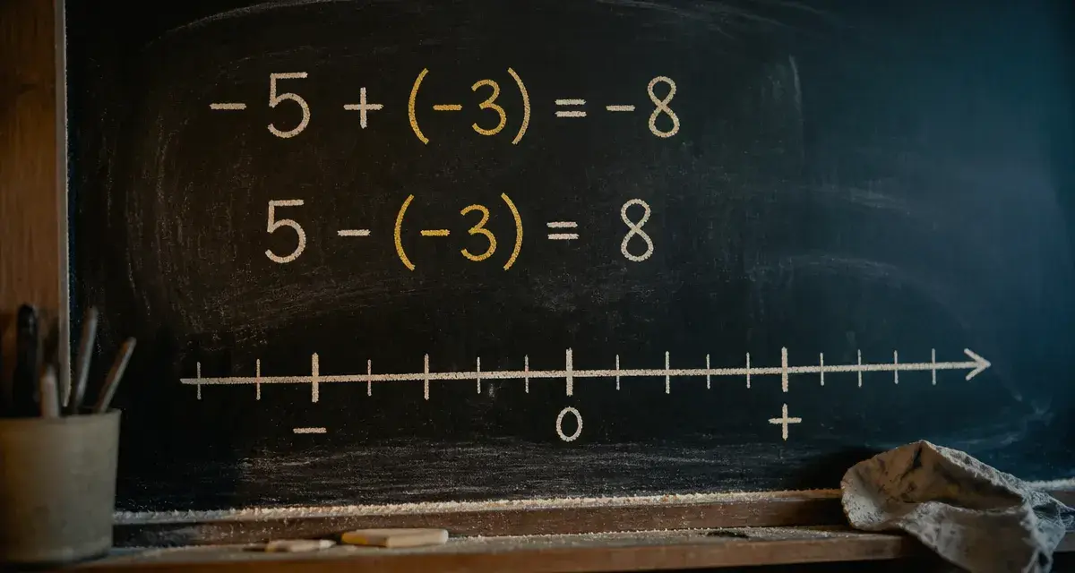 Nombre relatif 4eme : signes + et - avec règles de calcul