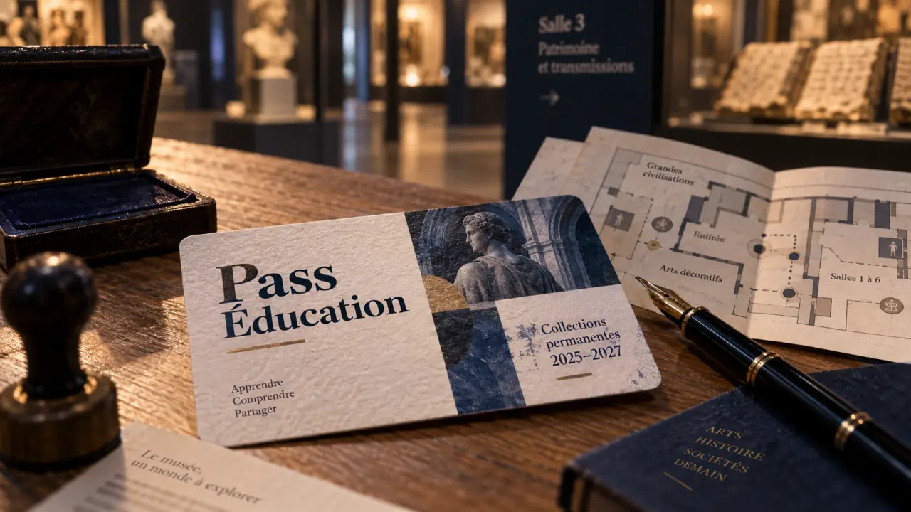 Pass education en ligne : carte officielle Collections permanentes 2025-2027