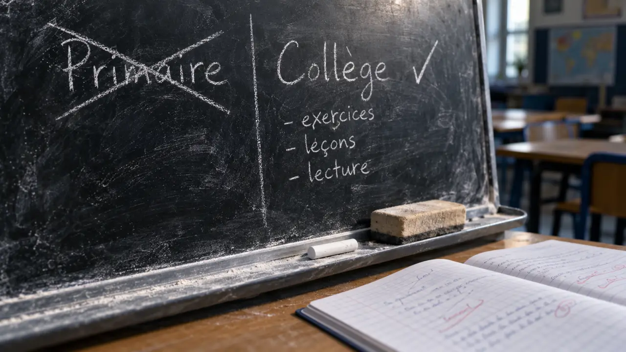 Loi sur les devoirs à la maison au collège : exercices possibles